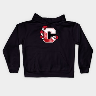 Suny Cortland C tie dye Kids Hoodie